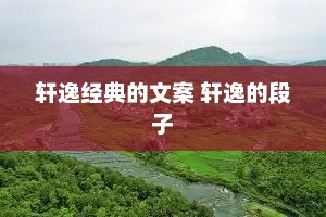 轩逸经典的文案 轩逸的段子