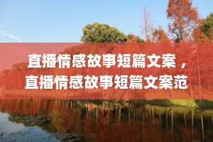 直播情感故事短篇文案 ，直播情感故事短篇文案范文