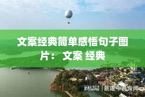 文案经典简单感悟句子图片： 文案 经典