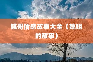姚哥情感故事大全（姚姐的故事）